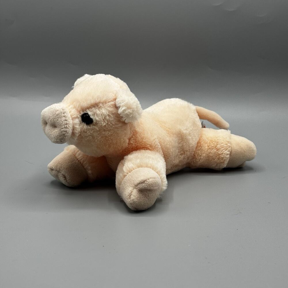 Aurora World Pink Pig Bean Bag Plush 8" Velvety Soft